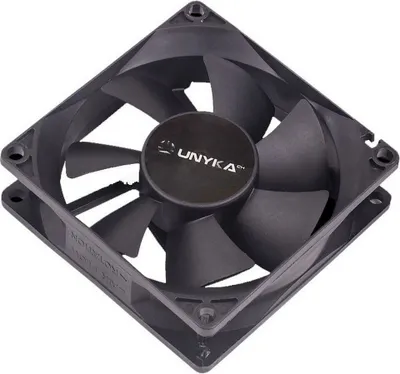 Zdjęcie produktu dla UNYKAch 51786, Wentylator, 8 cm, 2000 RPM, Czarny