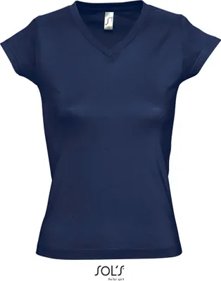 Immagine prodotto di SOLs 11388 | Maglietta donna con scollo a V Moon - Colore: French Navy - Taglia: L
