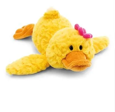Productafbeelding van Pluche eend Pooline, 25 cm, liggend