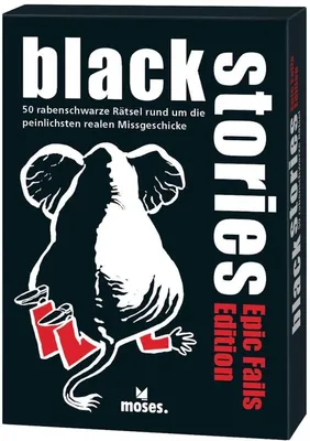 Produktbild von Black Stories - Epic Fails Edition Detektive Rätsel