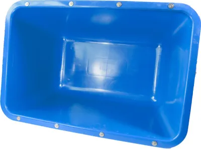 Produktbild von 200 Liter 2te-Wahl (Fehlfarben) Mörtelkübel mit Verstärkung(blau)