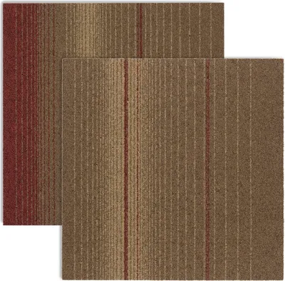 Produktbild von Teppichfliese Sheffield 50 x 50 cm Rot 133f28 Gemischt