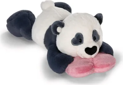 Obrázok produktu pre NICI plyšová hračka Love Panda so srdcom 20 cm - čierna - mäkká plyšová hračka - roztomilá plyšová hračka na maznanie a hranie - skvelý nápad na darček pre deti a dospelých | 62613