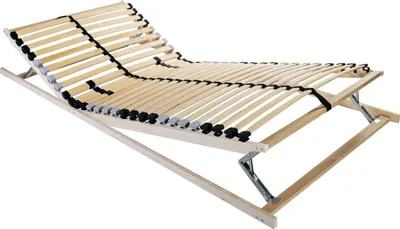 Obrázok produktu pre Maison Exclusive – rošt na posteľ, hnedý, 90 x 190 cm, masívne bukové drevo