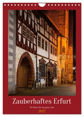 Produktbild von Zauberhaftes Erfurt (Wandkalender 2027 DIN A4 hoch), CALVENDO Monatskalender