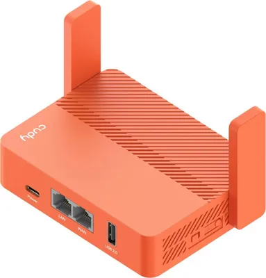 Produktbild von Router bezprzewodowy CUDY Travel TR1200, AC1200, 2 x 10/100 Mbps, USB3.0, czerwony