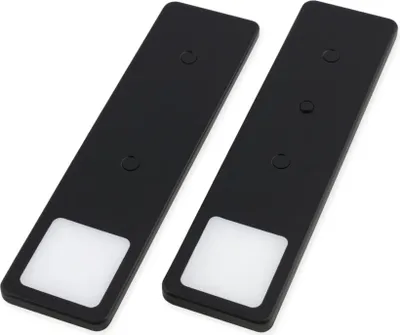 Produktbild von kalb | LED Unterbauleuchte Solid2, SET schwarz, mech. Schalter, 3W 2er Set warmweiß