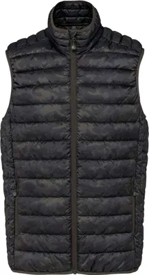 Produktbild von Kariban Herren Steppweste Weste Stepp Weste Jacke Winterweste, Größe:M, Farbe:Jungle Camo