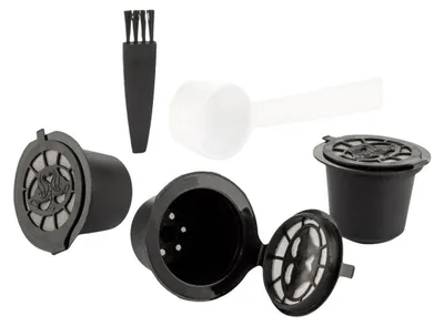 Produktbild von Set mit 3 wiederverwendbaren Kaffeekapseln Recoff InnovaGoods