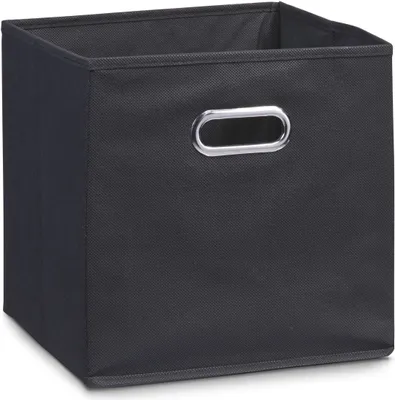 Immagine prodotto di Contenitore Zeller, in pile, nero, 28 x 28 x 28 cm