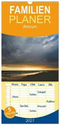 Image de Familienplaner 2027 - Amrum mit 5 Spalten (Wandkalender, 21 x 45 cm) CALVENDO