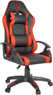 Produktbild von Varr Ergonomischer Gaming-Stuhl mit Kopf- & Lendenstütze, bis zu 120 kg - Orange-Schwarz