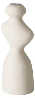 Immagine prodotto di Portacandele in Vetroceramica di forma irregolare, 22 cm, MORANA, beige