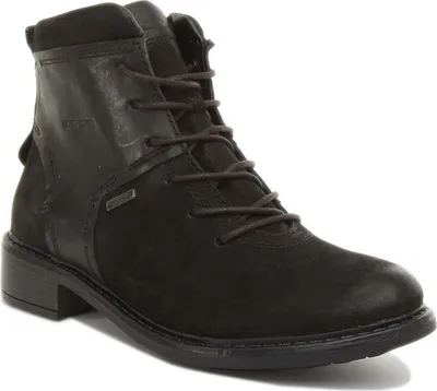 Produktbild von Josef Seibel Selena 50 Frauen Schnürung Wasserdicht Leder Stiefelette Schwarz – 5 Großbritannien - 38 EU - 7 US / Schwarz