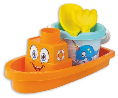 Image de bateau rempli de seaux