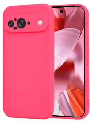 Obrázok produktu pre Techsuit SoftFlex puzdro pre Google Pixel 9 – žiarivo ružové (Hot Pink)