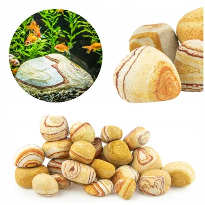 Obrázok produktu pre Akvarijný štrk, farebný, 5 kg, 5–10 cm