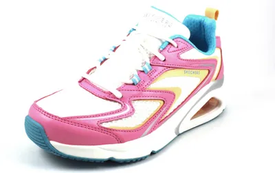 A single Skechers sneaker is shown against a white background.