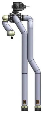 Produktbild von Panasonic 3-Wege-Umschaltventil AQUAREA CZ-NV1, intern, für H- und J-Generation, Hydromodul, 1 Stk.