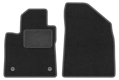 Image de Tapis avant en moquette pour MG 4 2022- (à hayon) – 2 pièces, gris graphite, sur mesure – Wielganizator LUX