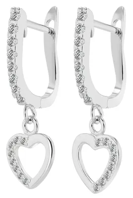 Produktbild von "Corwan" Creole mit Anhänger, 925/- Echt Silber