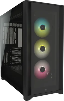 Image de Corsair CC-9011212-WW Geh CORSAIR Midi iCUE 5000X RGB (Tempered Glass) Black