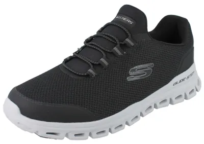 Produktbild von SKECHERS Glide Step Herren Schlupfsneaker schwarz Mesh vegan - Größe: 44