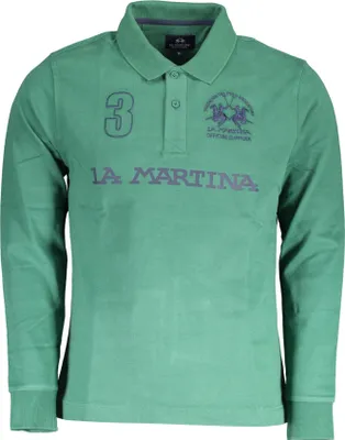 Immagine prodotto di Polo da uomo LA MARTINA XMP305-JS005 Colore: verde, Taglia: L