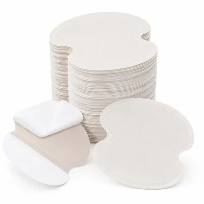 Produktbild von 80 Stück Achselpads Selbstklebend, Unsichtbar, Ultraleicht 0,05 cm, Stark Saugend, Atmungsaktiv, Für Hemden, T-Shirts, Blusen, Unisex, Alltag & Sport