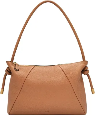 Produktbild von FOSSIL Leder Schultertasche Willa Leather Shoulder Bag Dust hellbraun