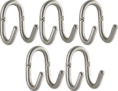 Produktbild von 5 Stück Garderobenhaken Fara 88 mm Edelstahl