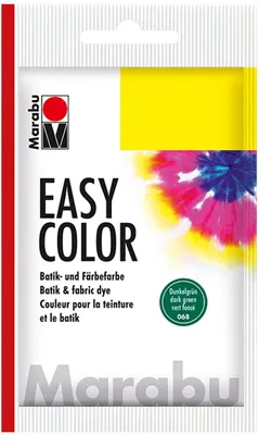 Produktbild von Marabu Batikfarbe Easy Color 25 g dunkelgrün 068