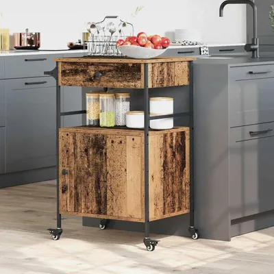 Produktbild von Küchentrolley Altholz 56 x 43 x 89.5 cm Holzwerkstoff Model871666