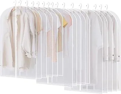 Productafbeelding van 16 Transportzakken, lang, 60 x 120/100/80 cm, van hoge kwaliteit, met rits, geschikt voor pakketten, kleding, en opbergkoffers
