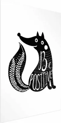 Produktbild von Posterpapier Poster - Be Positive 40x60 cm Für Kinder n-A-0779-ao-a