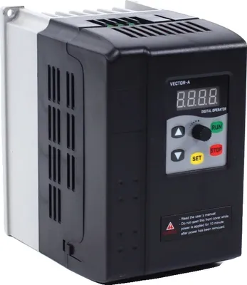 Obrázek produktu pro Frekvenční měnič, 3fázový vstup 380 V, DC/AC měnič, černý