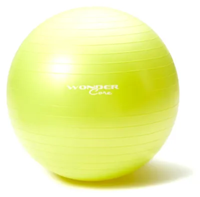 Image de Wonder Core – Ballon de gym anti-éclatement 55 cm - Vert citron