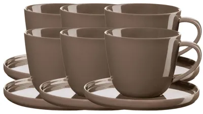 Produktbild von ASA coppa Kaffeetasse mit Untertasse kaori 0,25l Set6