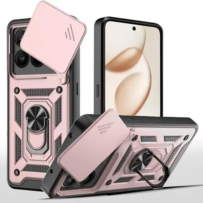 Produktbild von Techsuit – CamShield-Serie Hülle für Honor 400 Smart 5G / 400 Smart 4G / X7d 4G – roségold