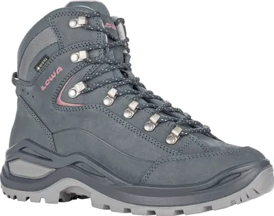 A single hiking boot is shown against a white background.