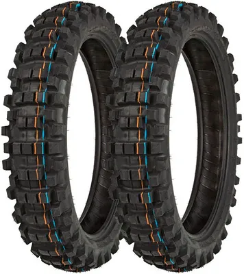 Produktbild von Paar Motorradreifen Dunlop 80/100-21 51M + 110/90-19 62M D952 (E)
