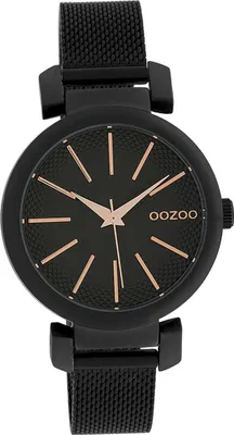Produktbild von Oozoo Metall Damen Uhr Analog Quarzuhr Armband schwarz Timepieces D2UOC10131