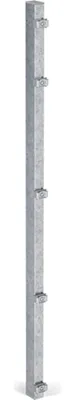 Produktbild von ALBERTS Zaunpfosten, inkl.Klemmlasche, verkürzt, Bohrab:400mm, feuerv60x40/1475mm, Zub.im Pf.