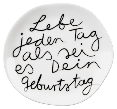 Produktbild von Mix & Match Teller "Lebe jeden Tag"