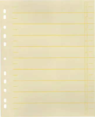 Produktbild von Trennblätter A4 230g/qm gelb VE=100 Stück