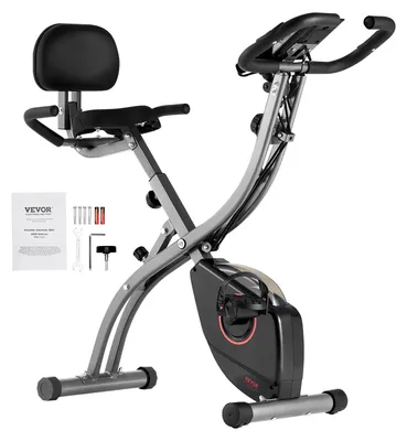Image de Vélo d'appartement 3 en 1 - Vélo pliable - Vélo de fitness - Vélo d'intérieur - Vélo de - Orange et noir