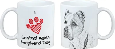 Produktbild von Zentralasiatischer Hirtenhund - Tasse mit Hund, entzückende Tasse mit Grafik, Geschenk mit Ihrem Foto von der Marke Art-Dog