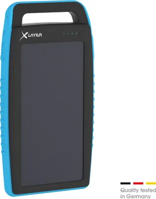 Produktbild von Xlayer Solar Power Bank I 15000mAh I Camping I Outdoor Ladegerät
