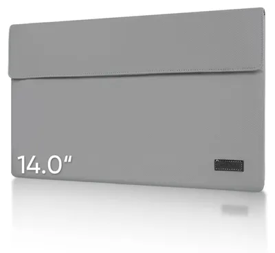 Produktbild von Laptop Sleeve aus Kunstleder mit Wasserdichter Unterseite