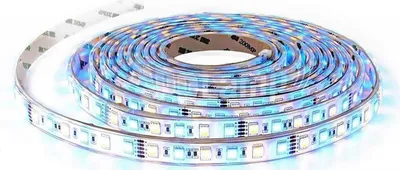 Produktbild von LED-Stripe 60LED/m, 1000lm/m, 9W/m, 12V, RGB + tageslichtweiß 6000k, 5m